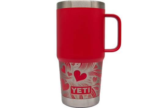 360° Laser Wrap - Love Heart Burst