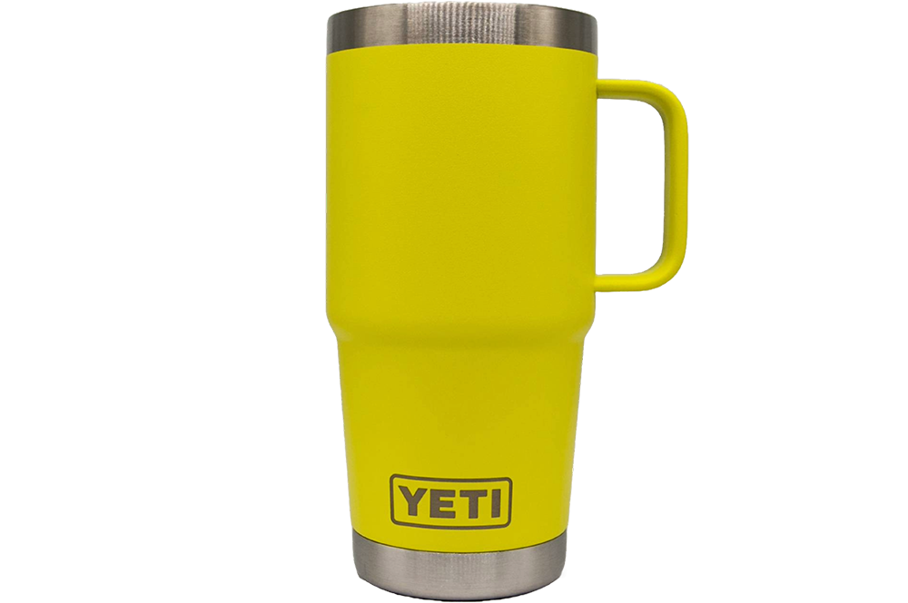 Custom YETI® 20oz Travel Mug with Stronghold™ Lid - Laser Engraved