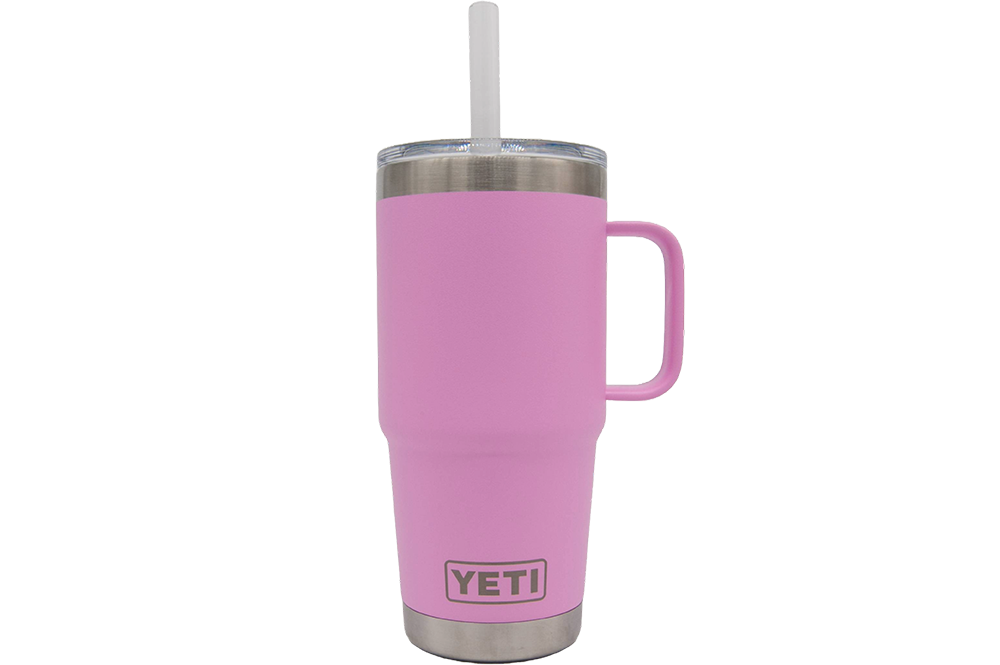 Custom YETI® 20oz Travel Mug with Stronghold™ Lid - Laser Engraved