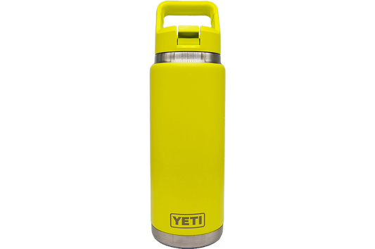 Custom YETI® 26oz Straw Bottle - Laser Engraved