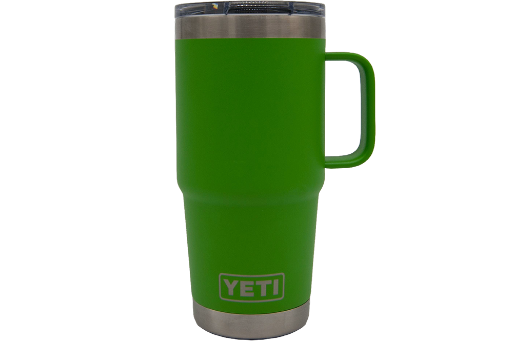 Custom YETI® 20oz Travel Mug with Stronghold™ Lid - Laser Engraved