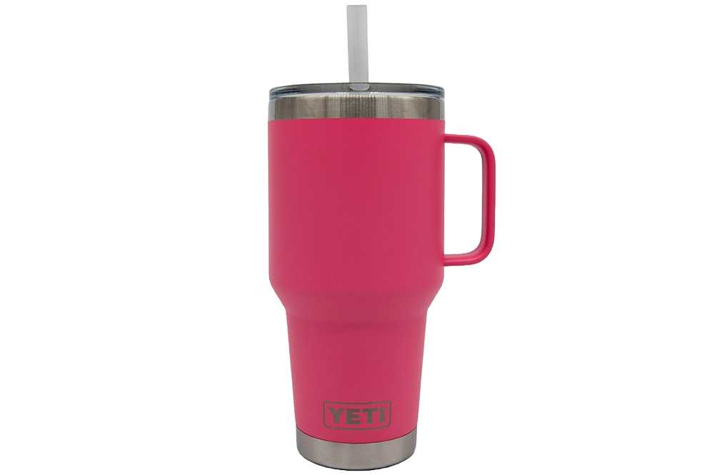 Custom YETI® 20oz Travel Mug with Stronghold™ Lid - Laser Engraved