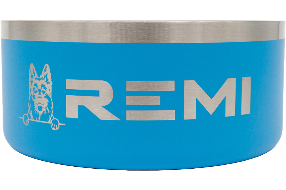 Custom Laser engraved Pet Bowl 1.9Lt