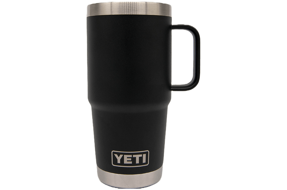 Custom YETI® 20oz Travel Mug with Stronghold™ Lid - Laser Engraved - etchme