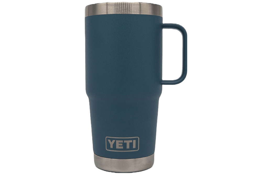 Custom YETI® 20oz Travel Mug with Stronghold™ Lid - Laser Engraved - etchme