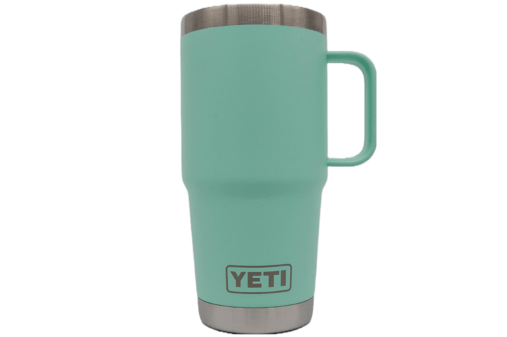 Custom YETI® 20oz Travel Mug with Stronghold™ Lid - Laser Engraved - etchme