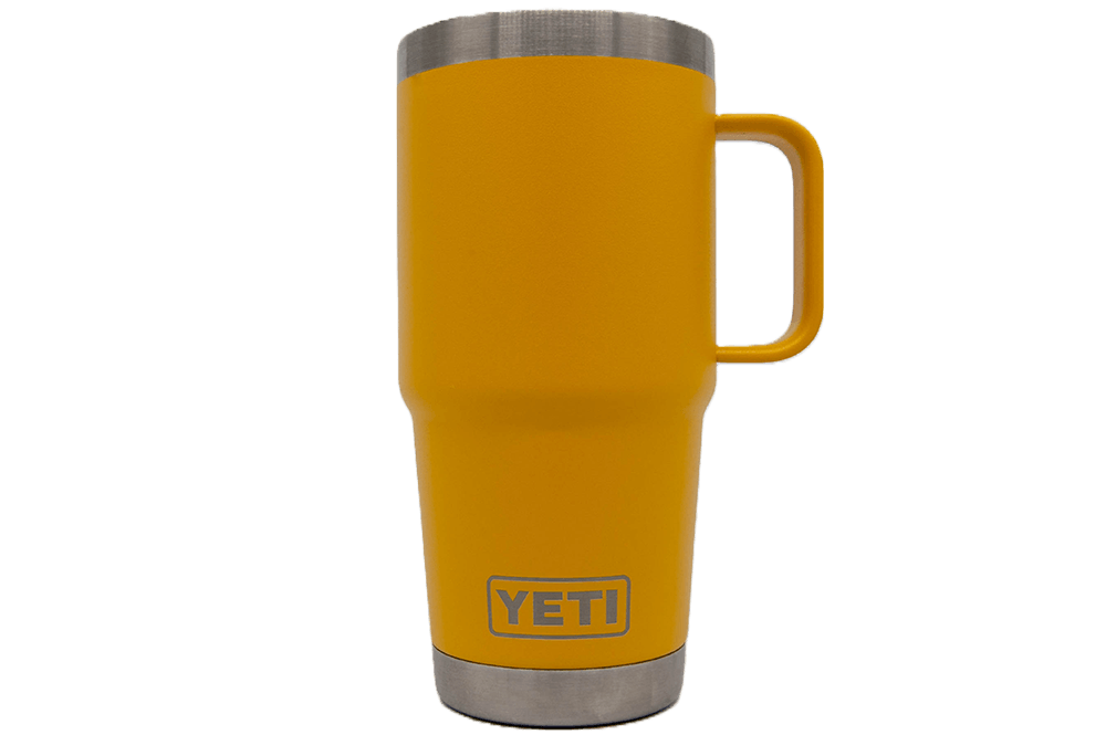 Custom YETI® 20oz Travel Mug with Stronghold™ Lid - Laser Engraved - etchme