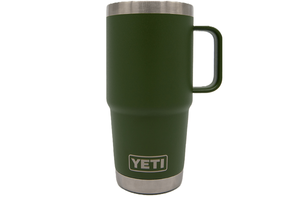 Custom YETI® 20oz Travel Mug with Stronghold™ Lid - Laser Engraved - etchme