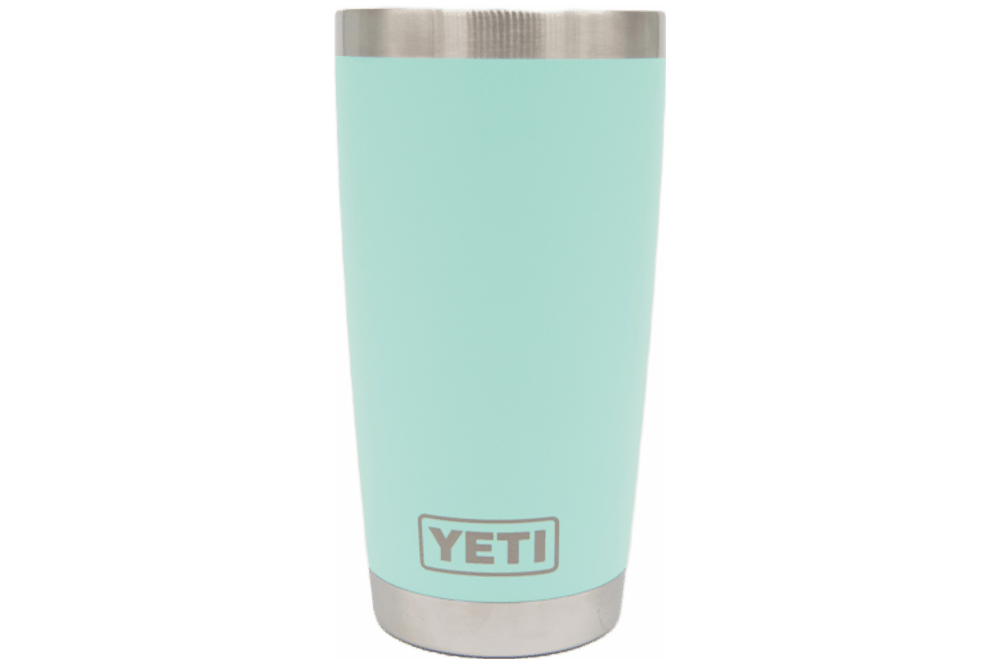 Green yeti 2024 20 oz tumbler