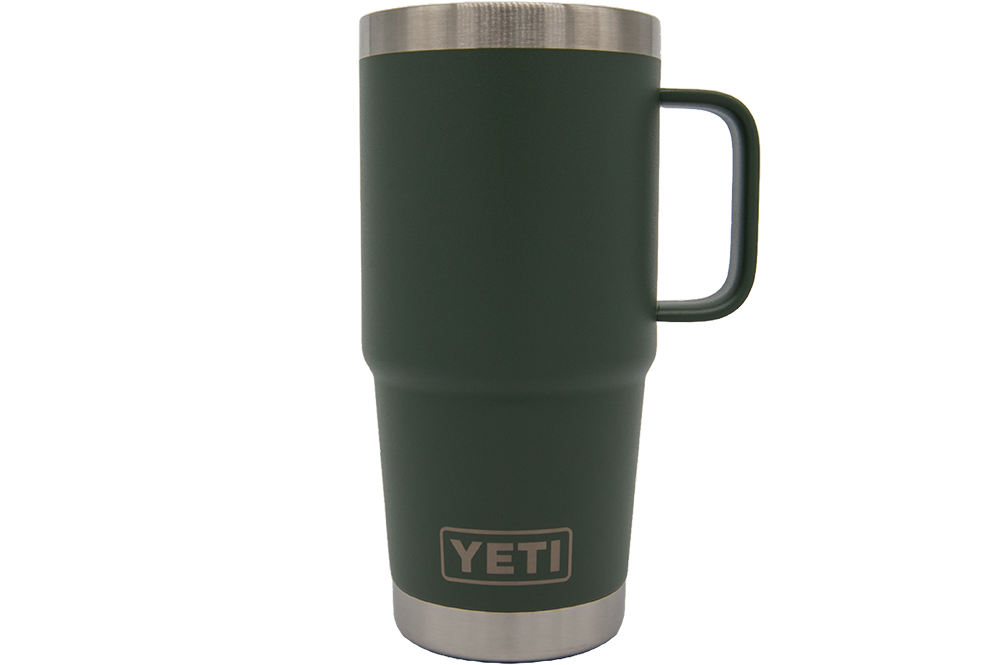 YETI Rambler 20 oz Travel Mug, Stainless Steel, Vacuum Insulated with  Stronghold Lid, Navy